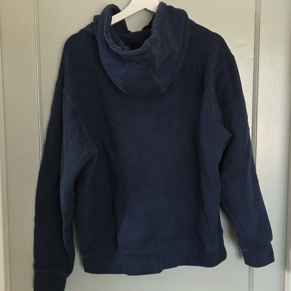 CAT Navy Blue Hoodie Size L - Picture 3 of 3